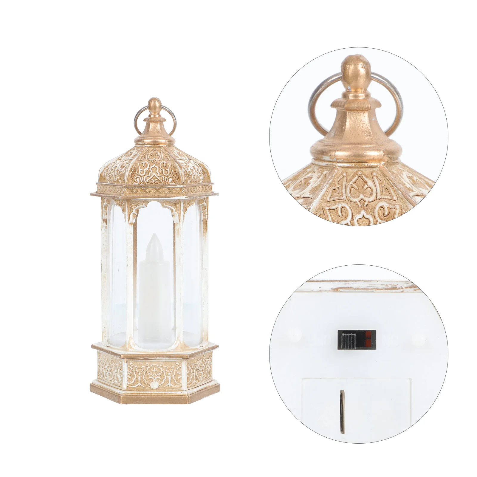 

Ramadan Candle Lantern Creative Ramadan Lamp Delicate LED Night Lamp Decor
