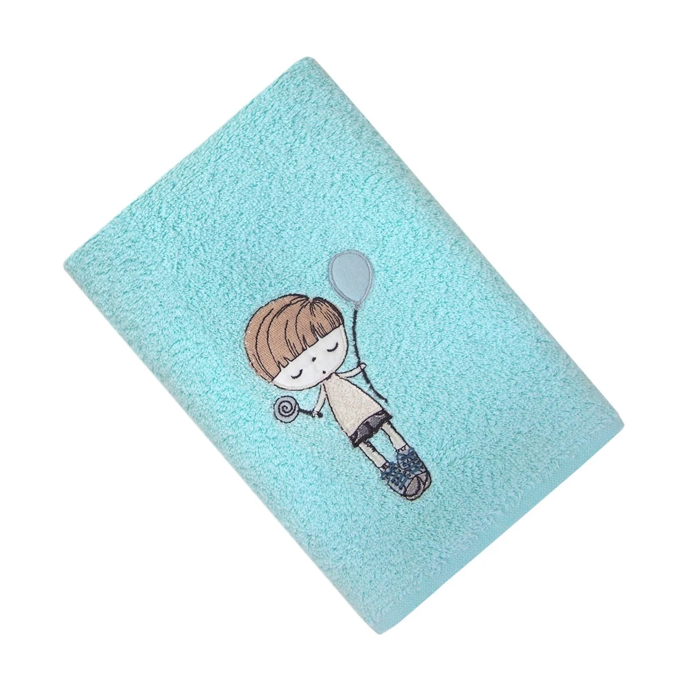 Полотенце Tana Home Collection &quotМАЛЫШ&quot Цвет: бирюзовый 30*70 см |