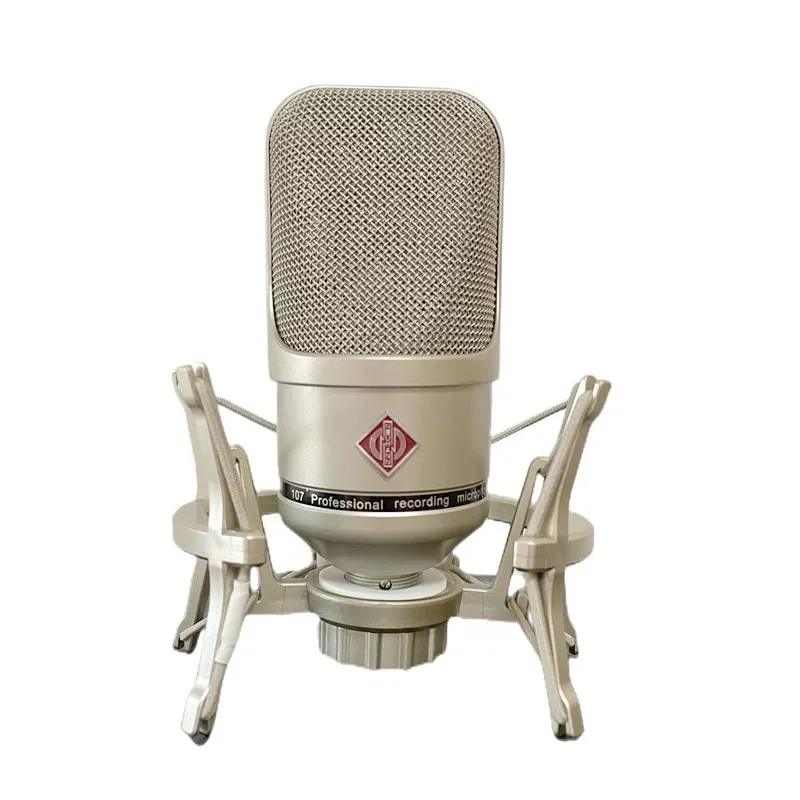 

Diaphragm Professional Condenser Microphone Kit with Free LOGO Shock Mount Mic For Gaming Recording Singing Podcast Living