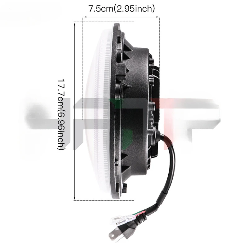 Для мотоциклов Harley Davidson и внедорожников модификация фар новая 7-дюймовая