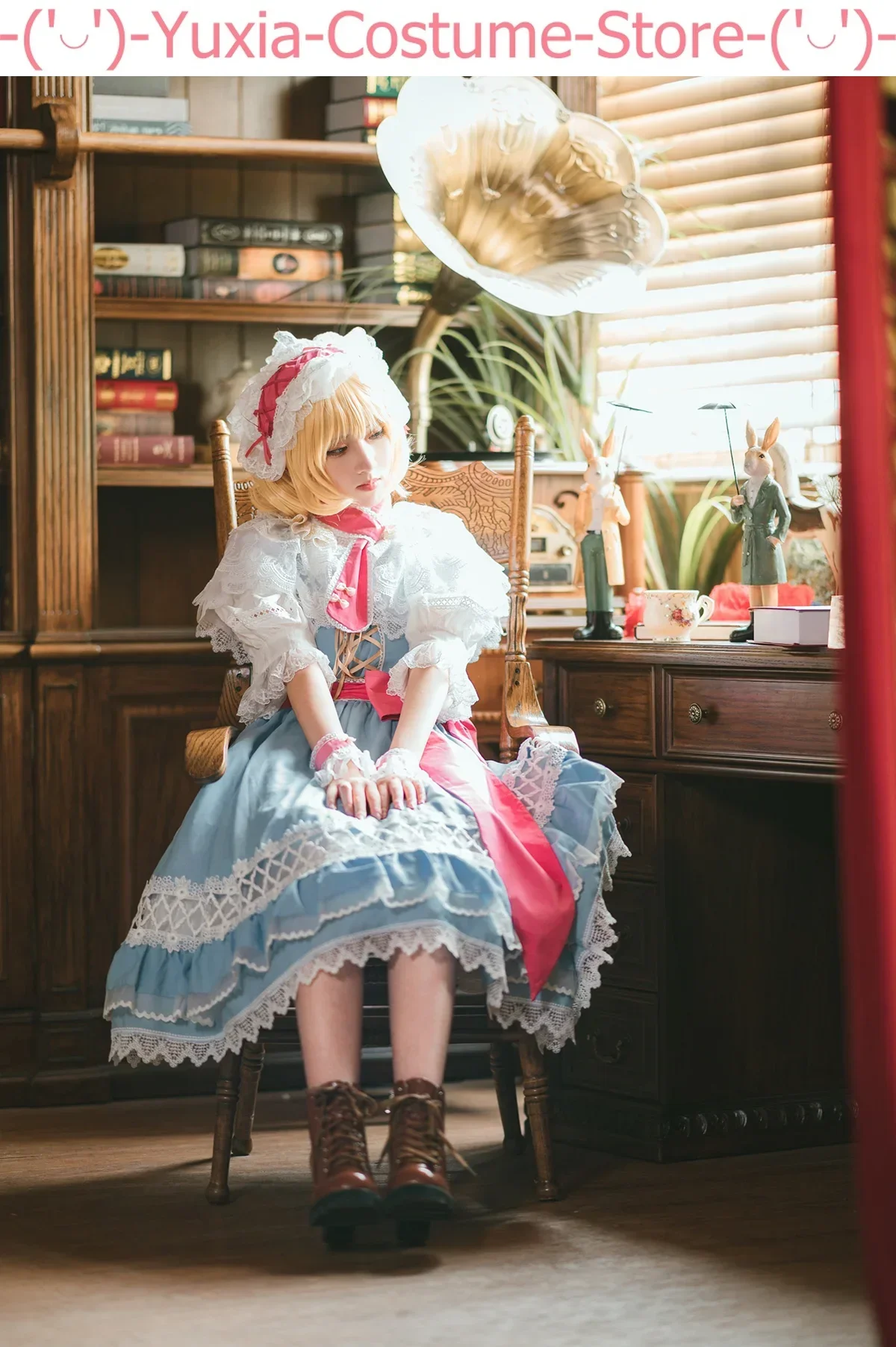 Платье для косплея Touhou Project Alice костюм униформа одежда ролевых игр