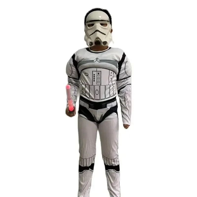 Фото Премиум-костюм Black Warrior Storm Trooper Darth Vader Anakin Skywalker Girl Wars Rey для косплея и вечеринок. №3