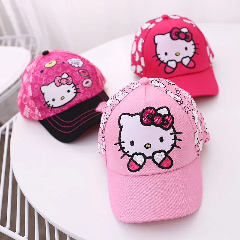 Anime Sanrio Hat Kawaii Kitty Baseball 
