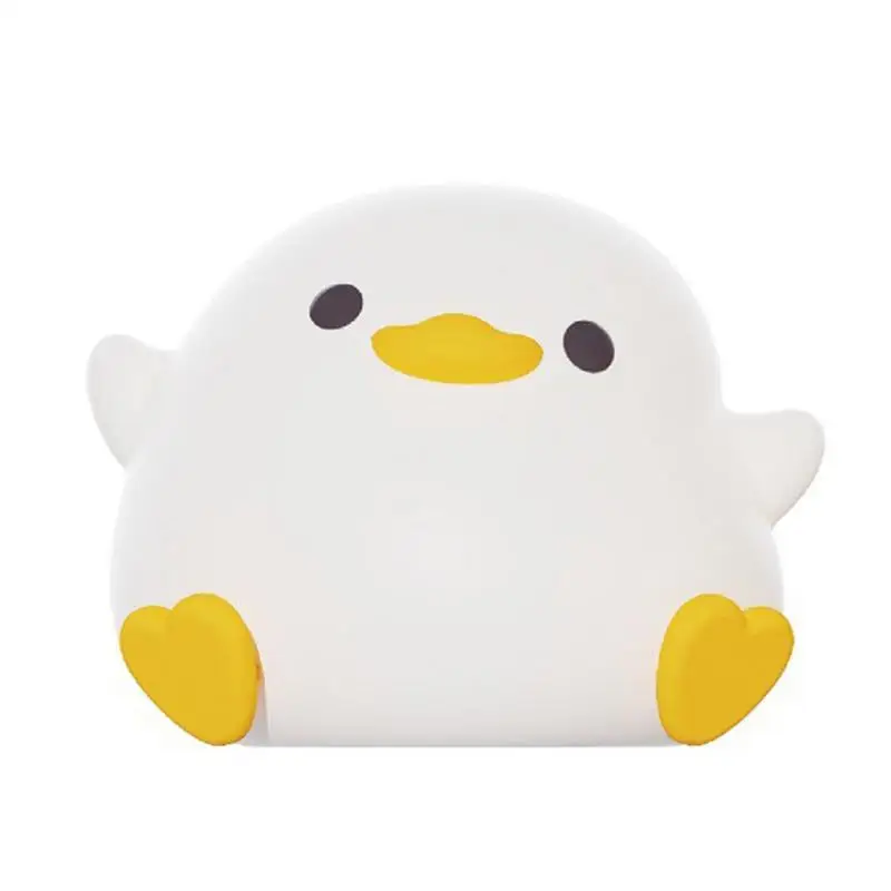 

LED Cute Bean Duck Night Light Cute Night Light With Touch Sensor Rechargeable Table Lamp Bedside Lamp For Bedroom Living Room