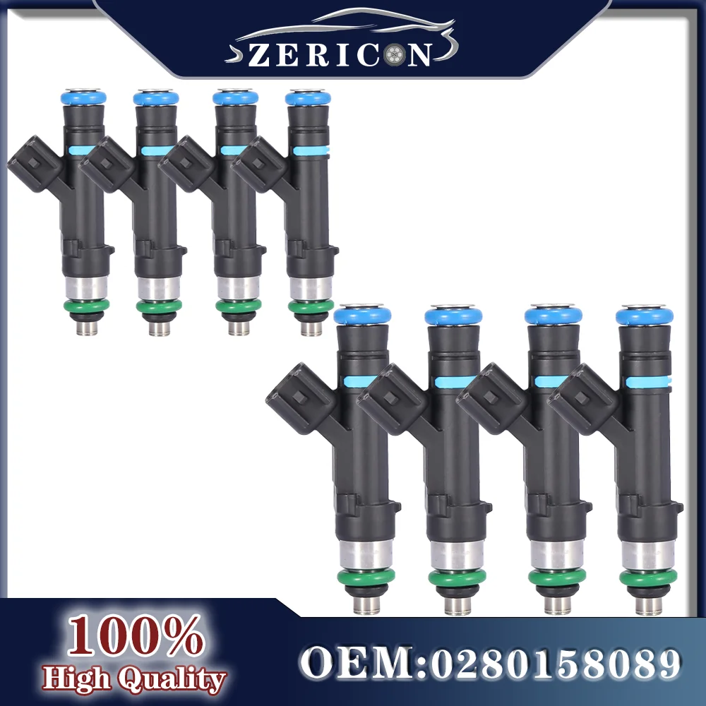 

8pcs NEW 0280158089 Fuel Injectors Nozzle 6W7E-A5A for Ford Crown Victoria Lincoln Mercury 2006-2011 V8 4.6L