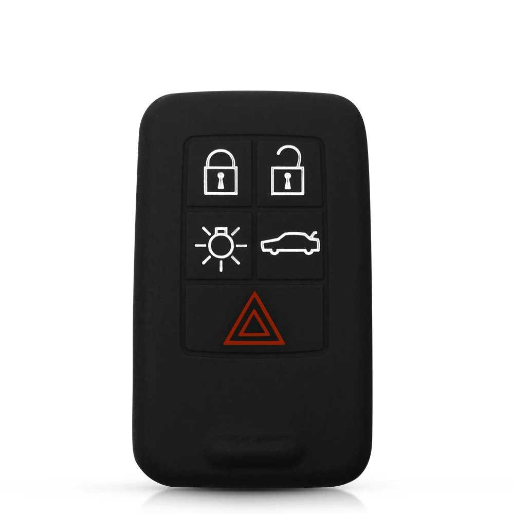 KEYYOU 5 Кнопка Силиконовый чехол для ключей от машины Volvo XC60 XC40 S90 V40 XC70 V70 S40 V50 S60L V60 S80