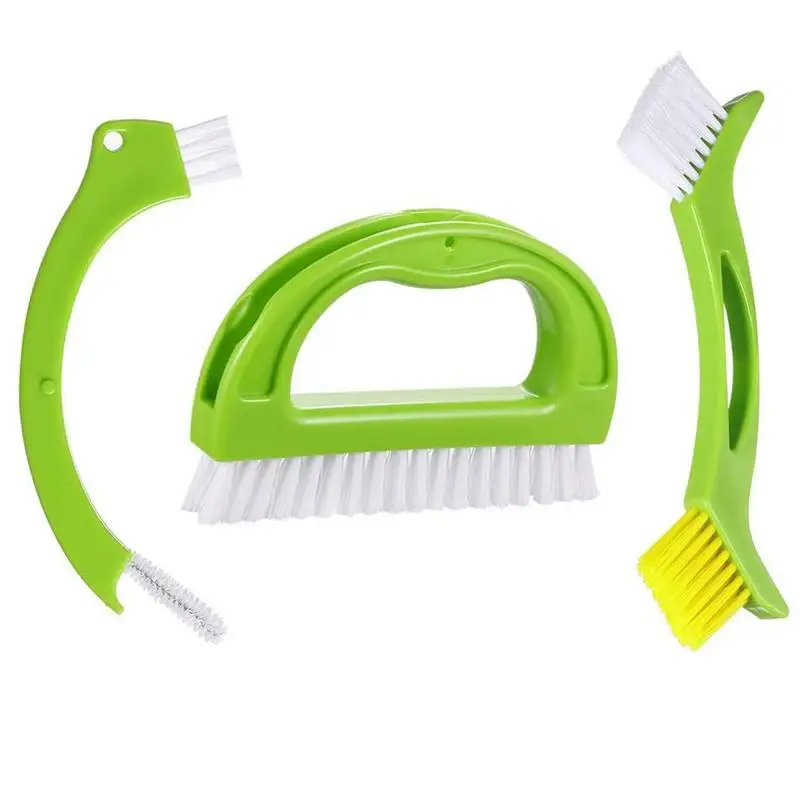 

Набор кистей для скраба пола, многофункциональный скребок для раствора и углов, жесткая Бриллиантовая щетка для ванной и кухни