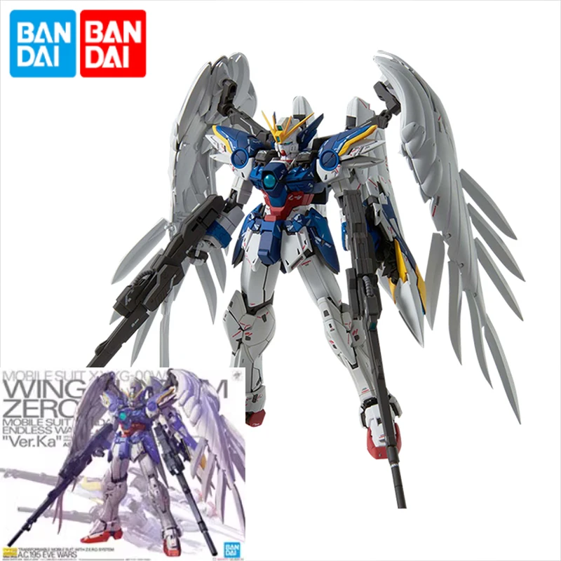 

Bandai Gundam 60760 1/100 мг, замена крыльев EW Angel Hair 2,0 карта версия KA, оригинальная Сборная модель, игрушки Коллекционные сувениры