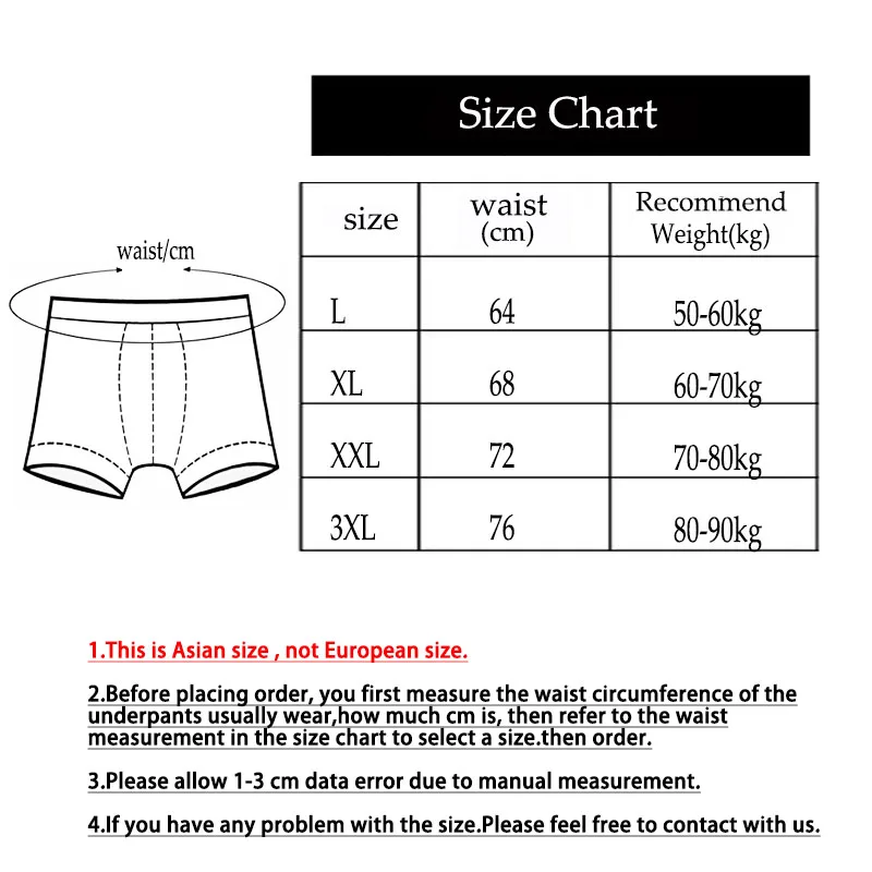 3PCS Boxer Homme Men Underwear Boxer Man UnderWear Shorts Men Panties Underwear Boxers for Men Breathable Print Cotton Low-waist