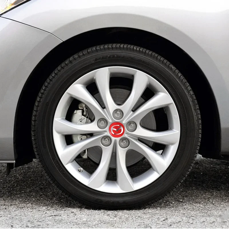 Для Mazda 4 шт. колпачок центра колеса с логотипом крышка ступицы эмблема длинная