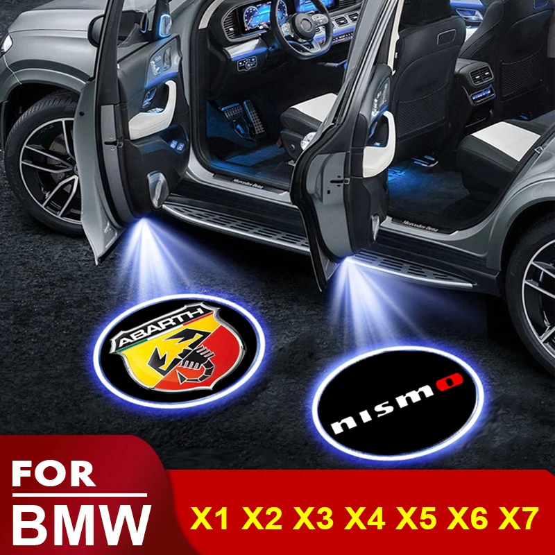 

1/2pcs Car welcome light LED projector lamp Car decoration accessories For BMW X1 X2 X3 X4 X5 X6 X7 X8 E34 E36 E60 E90 E46 E39