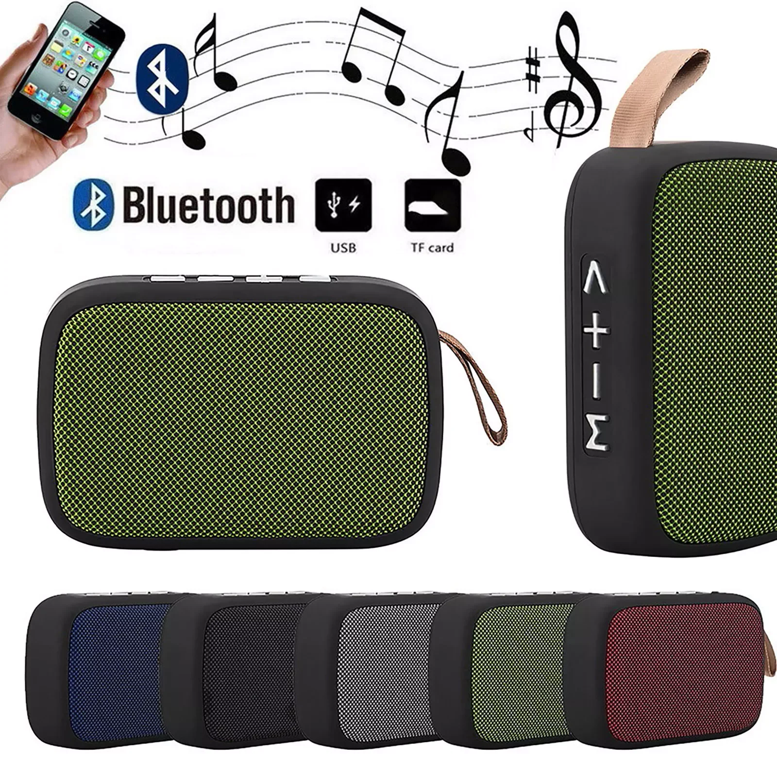 

Беспроводная Bluetooth-Колонка Fabric Art, креативный портативный мини-сабвуфер с поддержкой Fm, Tf-карты, подарок, новая
