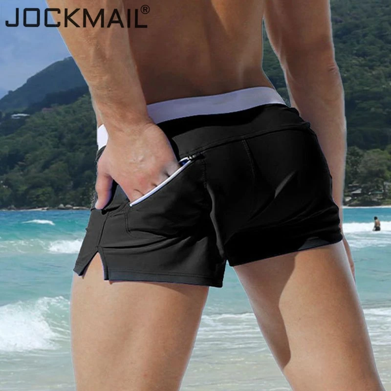 Трусы-плавки JOCKMAIL мужские плавки для плавания купальный костюм плюшевое нижнее