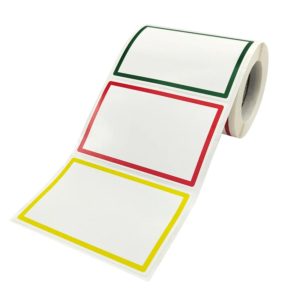 

Цветные этикетки, наклейки, яркие наклейки «сделай сам» с маркировкой, именем, медной пластиной, классификация, пустые этикетки для детей