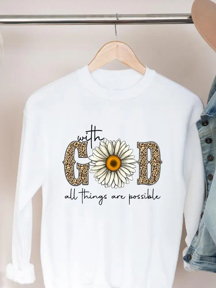 

Свитшот женский с леопардовым принтом и цветочным принтом