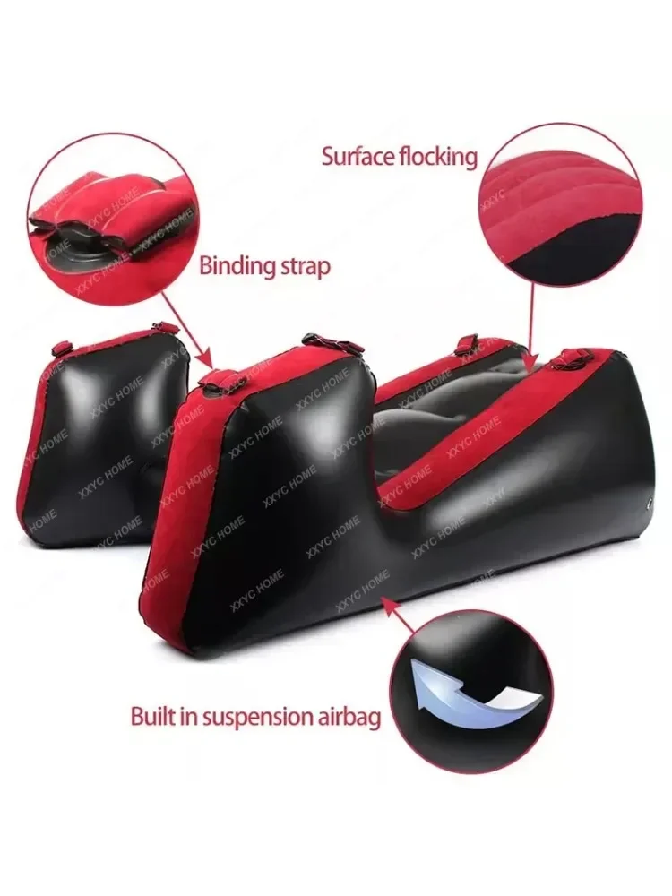 Надувной диван ножки завязанные открытые связывание ограничители стул для пар