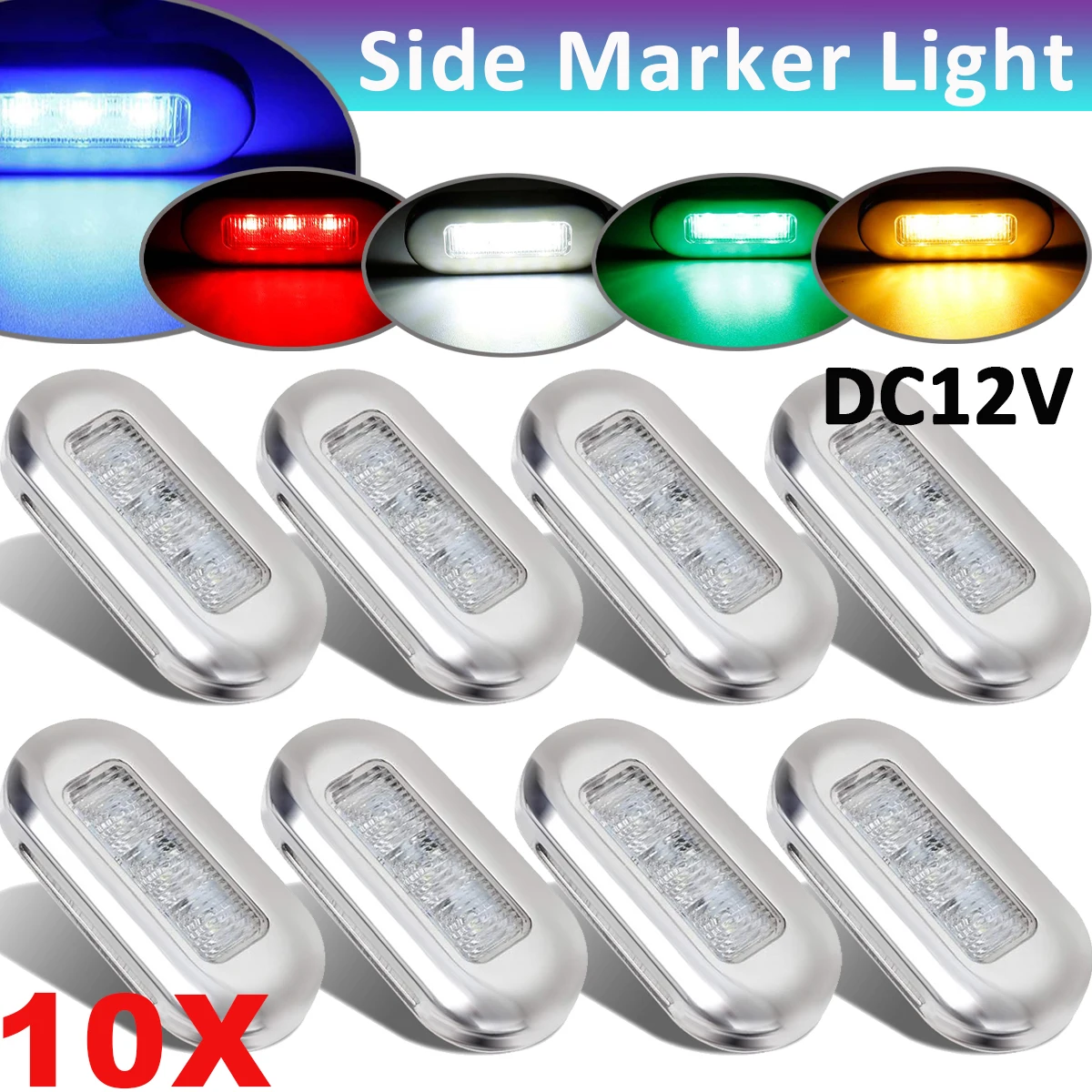 

10/8/4/2 шт., 12 В, из нержавеющей стали