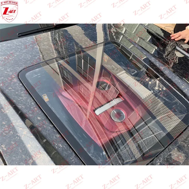 Z-ART для Mercedes Benz GLC крышка двигателя из углеродного волокна 2016-2019