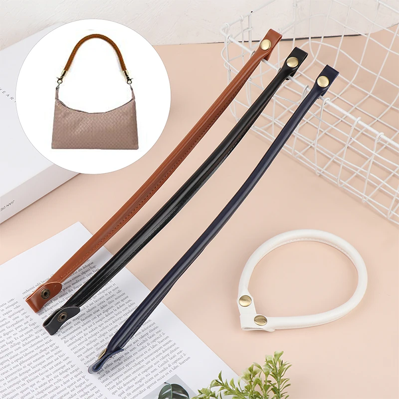

40cm PU Leather Bag Strap Handbags Handles For Handbag Short Bag Strap Purse Strap Replacement Bag Belt Band Bag Accessories