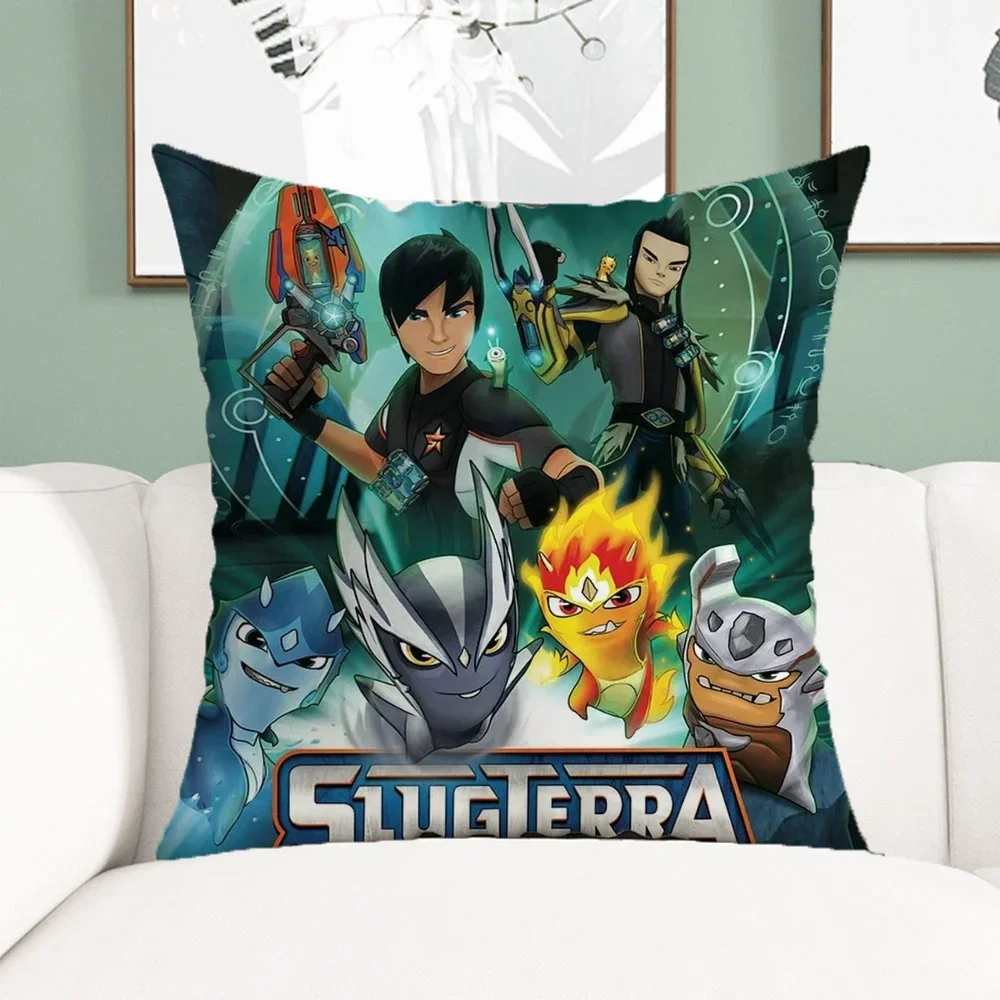 Декоративный чехол для диванной подушки с изображением искусственной кожи