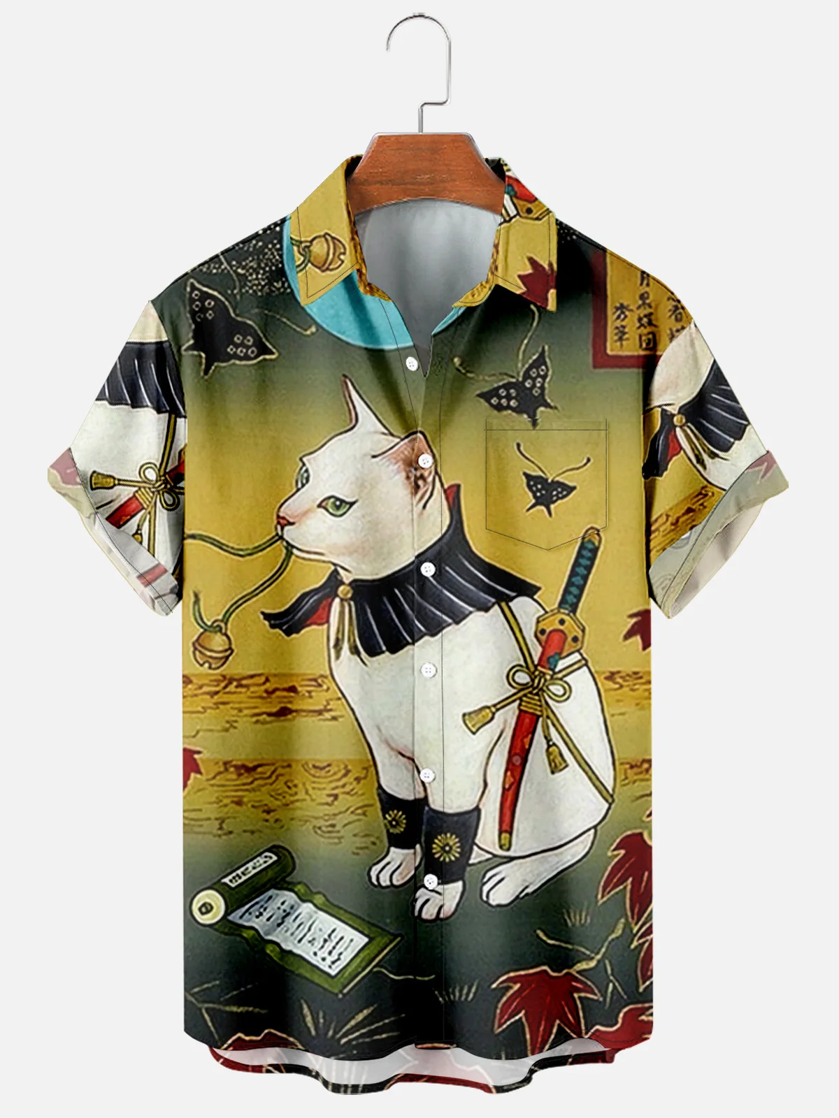 2022 Trend Shirt Men's Retro Style Harajuku Casual Shirt Spring Summer Short Sleeve Luxury Design Fashion Hawaiian Shirt