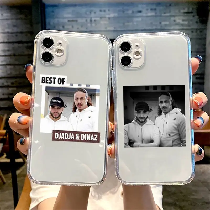 

Djadja Dinaz French Rapper Phone Case For iphone 13 12 11 8 7 plus mini x xs xr pro max Transparent soft