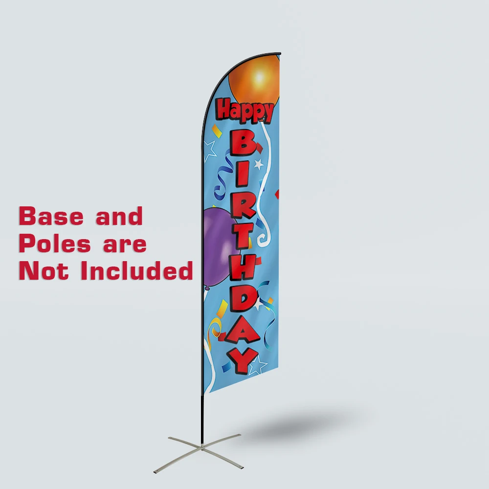 Рекламный флажок из перьев летающие баннеры персонализированные пляжные на день