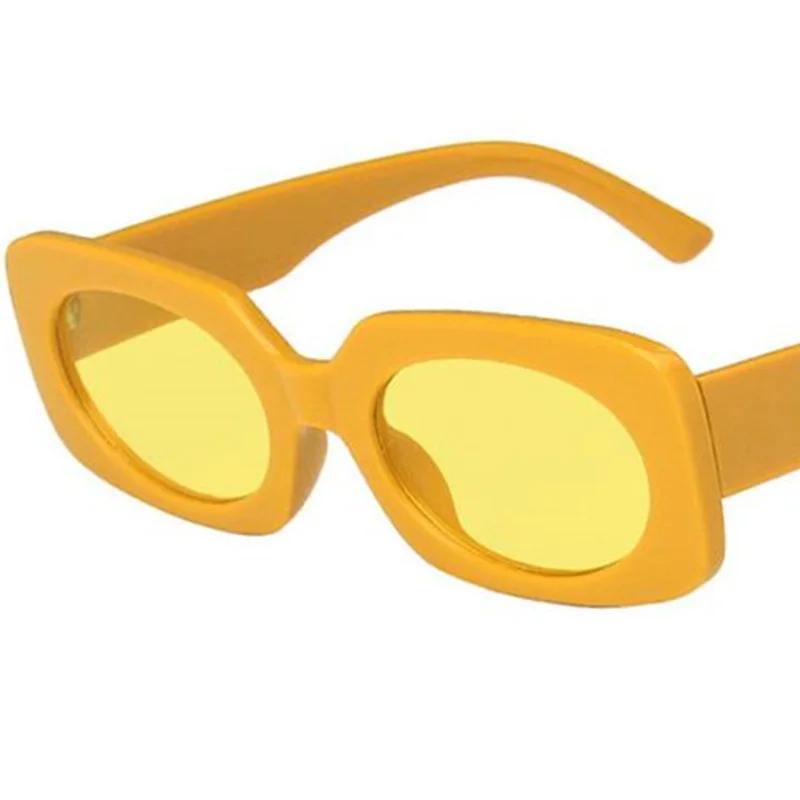 

Fashion Sunglasses Unisex Candy Color Sun Glasses Hip Hop Adumbral Anti-UV Spectacles Retro Eyeglasses Rectangle Ornamental