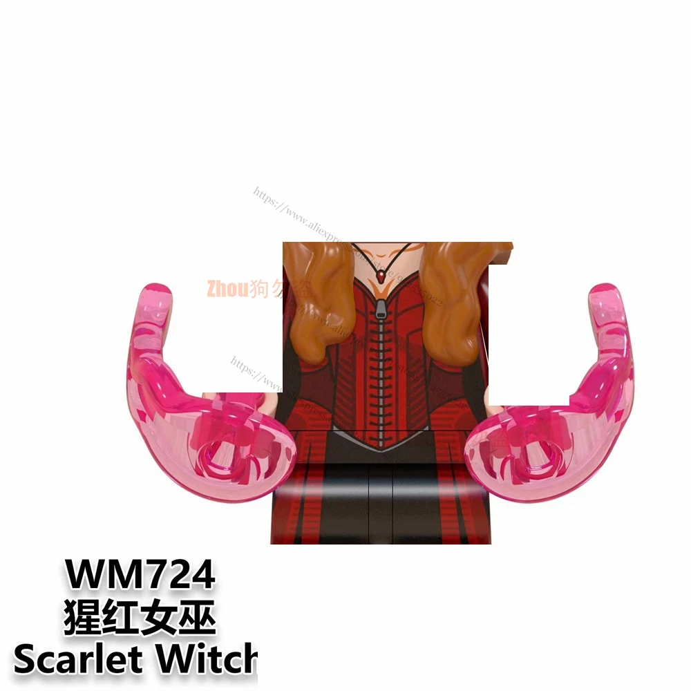 Конструктор Супергерои муравей человек алый ведьма доктор странный васп Капитан