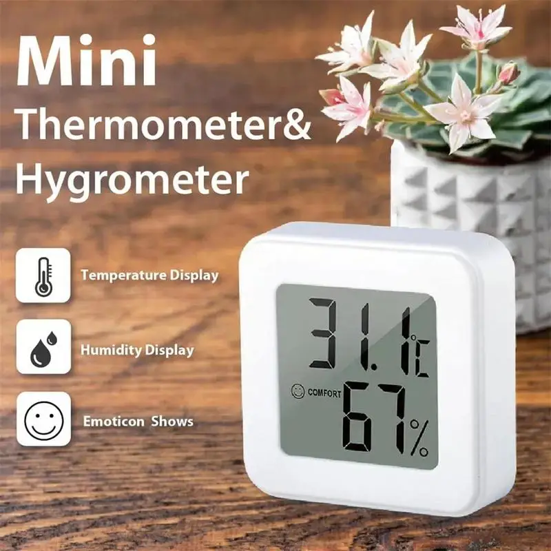 

LCD Digital Thermometer Hygrometer Indoor Electronic Temperature Humidity Meter Sensor Gauge Weather Station For Home Office