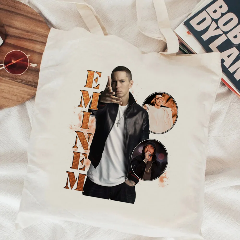 Сумка для покупок Eminem холщовая Экологически чистая сумка тканая многоразовая из