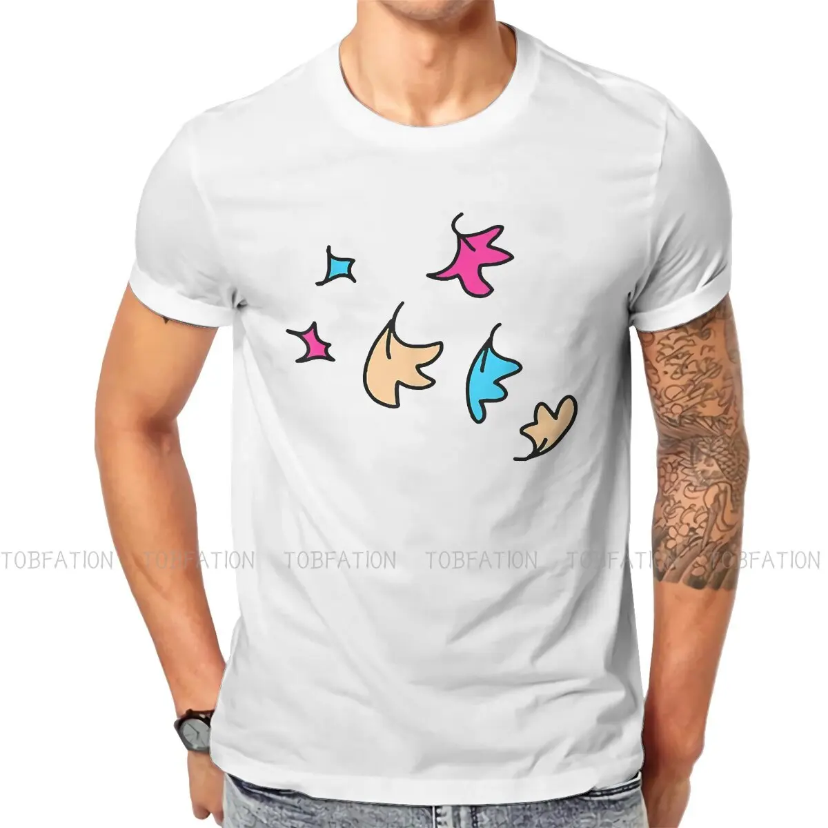 

Leaves Symbol Lover Hip Hop TShirt Alice Oseman Heartstopper Comic Creative Tops Leisure T Shirt Male Tee Unique Gift Clothes
