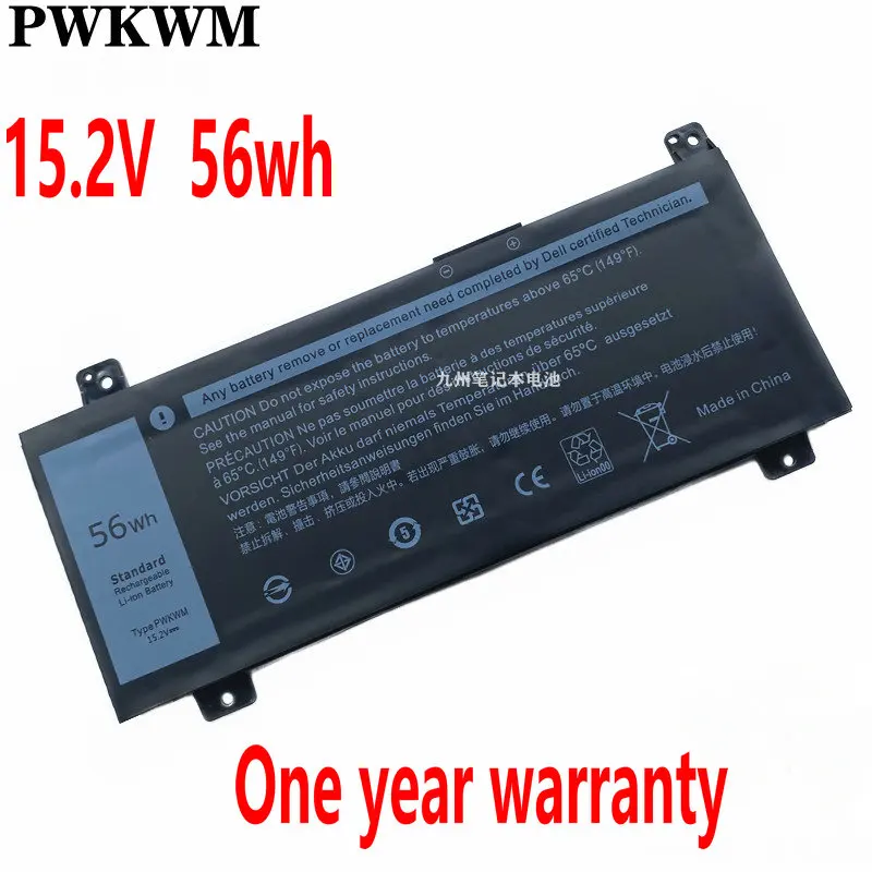 

15,2 V абсолютно новый PWKWM Аккумулятор для ноутбука Dell Inspiron 14-7466 14-7467 14-7000 серии P78G 0M6WKR 56Wh