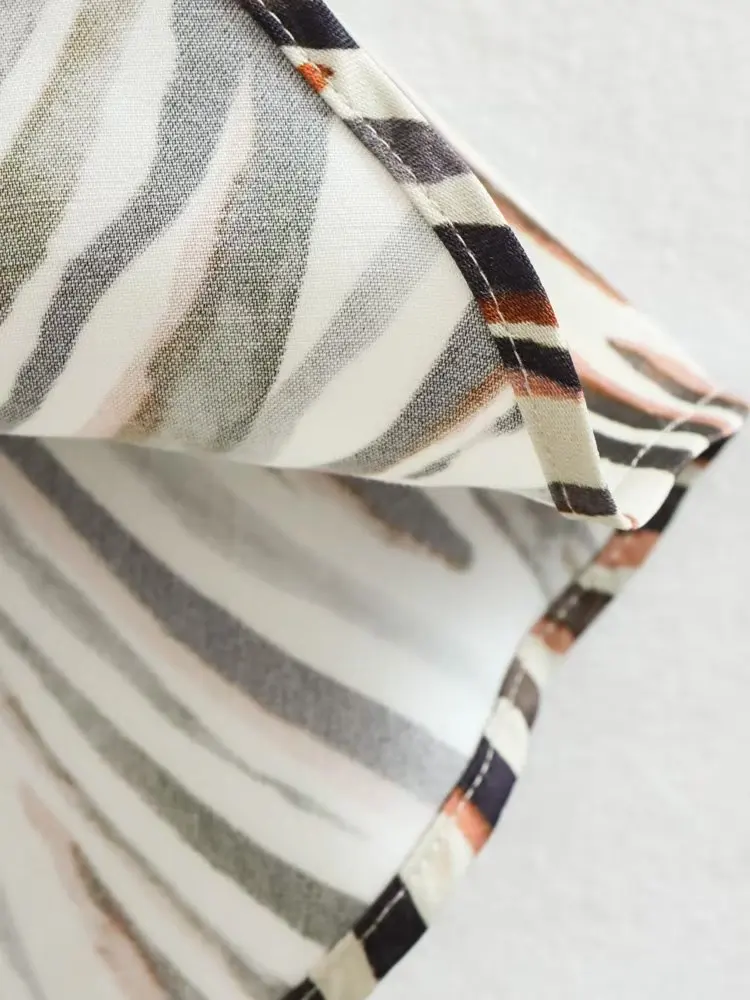 Юбка-миди Женская Длинная с высокой талией и принтом животных - купить по