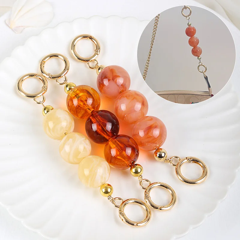 

1PC Fashion Extend Chain Pearl Chain Beaded Chain Bag Straps Replacement Handbag Accessories Women DIY Shoulder Bag Strap