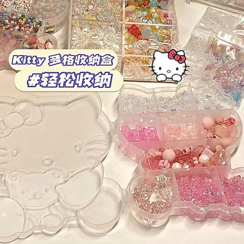 

Hello Kitty Sanrio милый мультяшный милый Настольный ящик для хранения мелочей с крышкой куклы аниме плюшевые игрушки для девочек подарок на день р...
