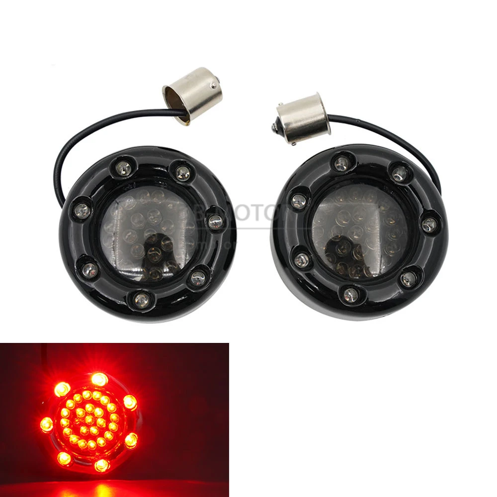 

Мотоциклетные 1157/1156 светодиодные указатели поворота, пригодные для Harley Davidson FLST FLHT FXD FXB Sportster XL 883 1200