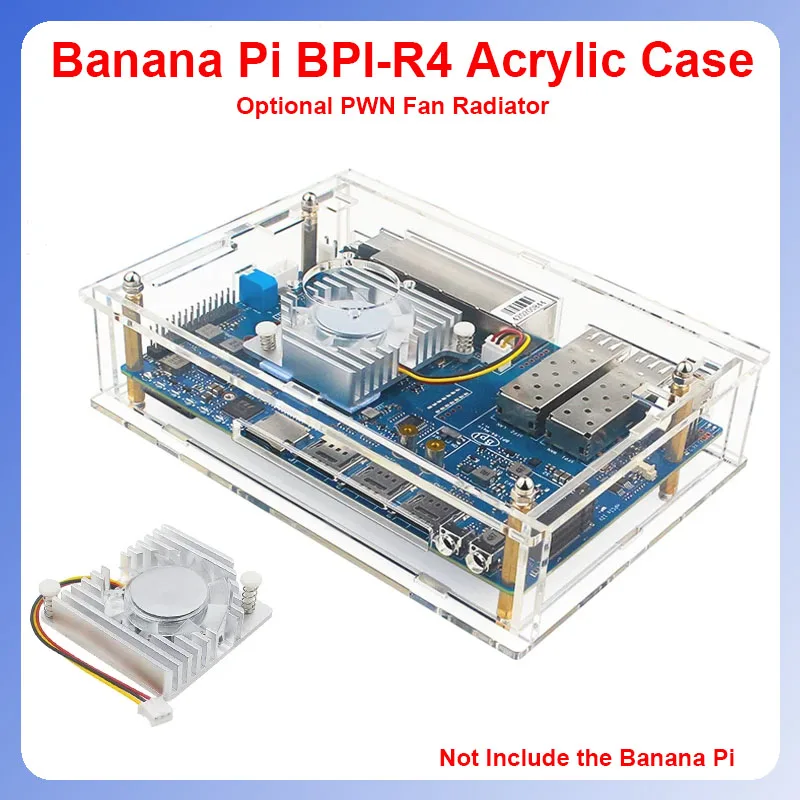 Акриловая деталь для банана Pi чехол прозрачная оболочка дополнительно PWN