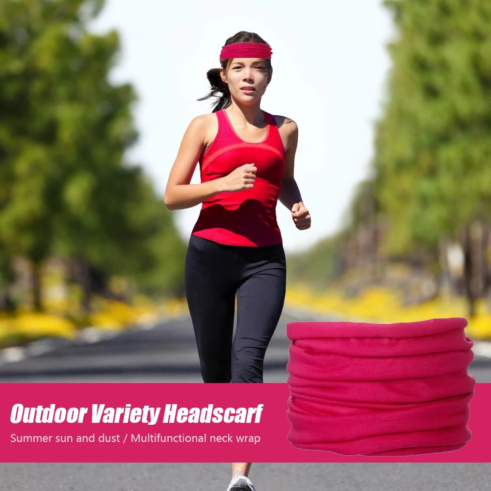 

12pcs Quick-drying Bicycle Seamless Bandana Solid Comfortable Cycling Headband for Outdoor Climbing Hiking Sports