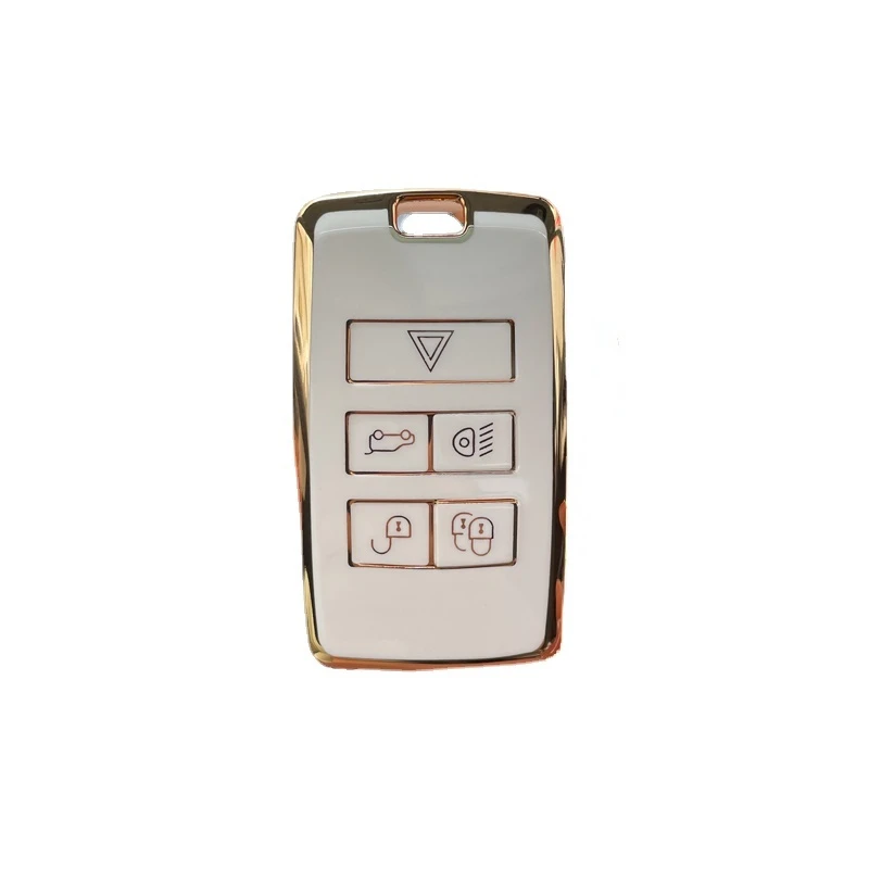 

Car Key Case Cover For Land Rover Range Rover Sport Evoque Velar Discovery 5 2018 2019 2020 Jaguar XE XF E-Pace F-Pace Holder