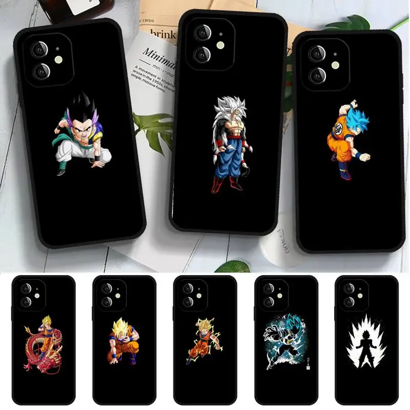 

Japan Cartoon Dragonball Phone Case For IPhone 13 12 11 Pro Max Mini Xs X Xr 7 8 6 6s Plus Se 2020 Black Soft Silicone Cover