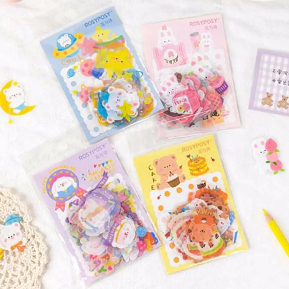 

Hand Account Material Self-adhesive Stationery Flakes Cartoon Stickers Journal Stickers Decorative Stickers DIY Scrapbooking