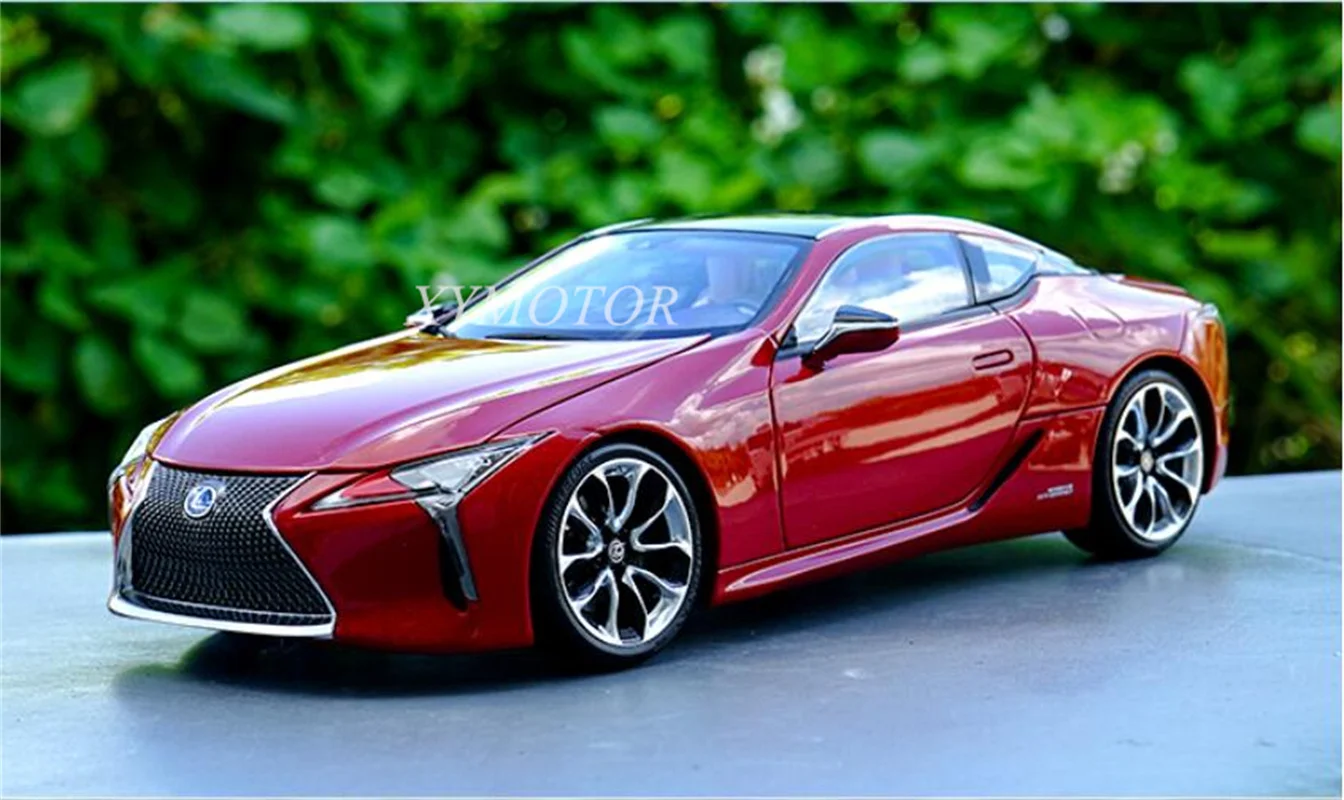 

1/18 For Toyota Lexus LC 500h Diecast Blue/Red Car Model Toys Hobby Gifts Red/Blue Collection Display Ornaments