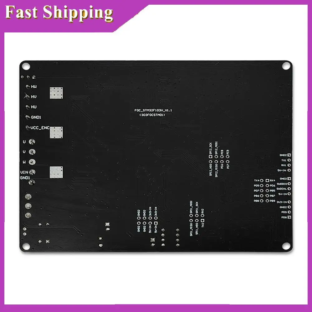 Фото ABRI-STM32F103VET6 FOC Бесщеточный двигатель постоянного тока Плата управления приводом Коллекция изоляции тока и напряжения №3
