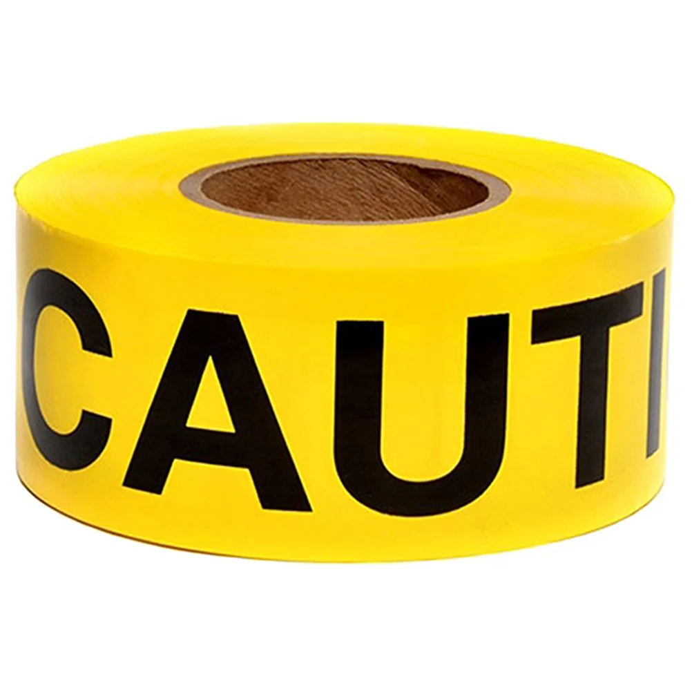 

Tape Roll Safety Warning Party Halloween Fright Supplies Decorate Line Caution Isolation