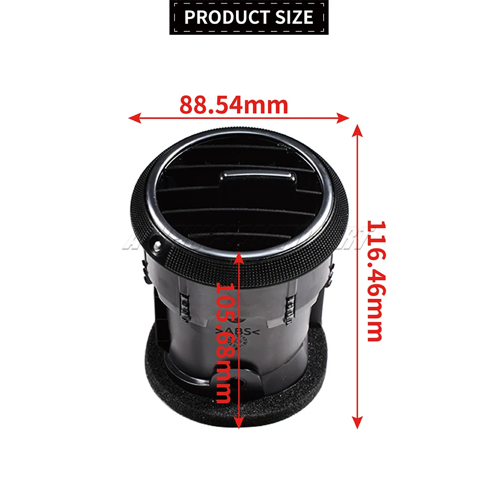 Фото Новый 8P0820901 для Audi A3 S3 8P MK2 ABS 1 шт. передняя приборная панель, вентиляционное отверстие, кондиционер, решетка переменного тока, диффузор, панель, автомобильные аксессуары №2