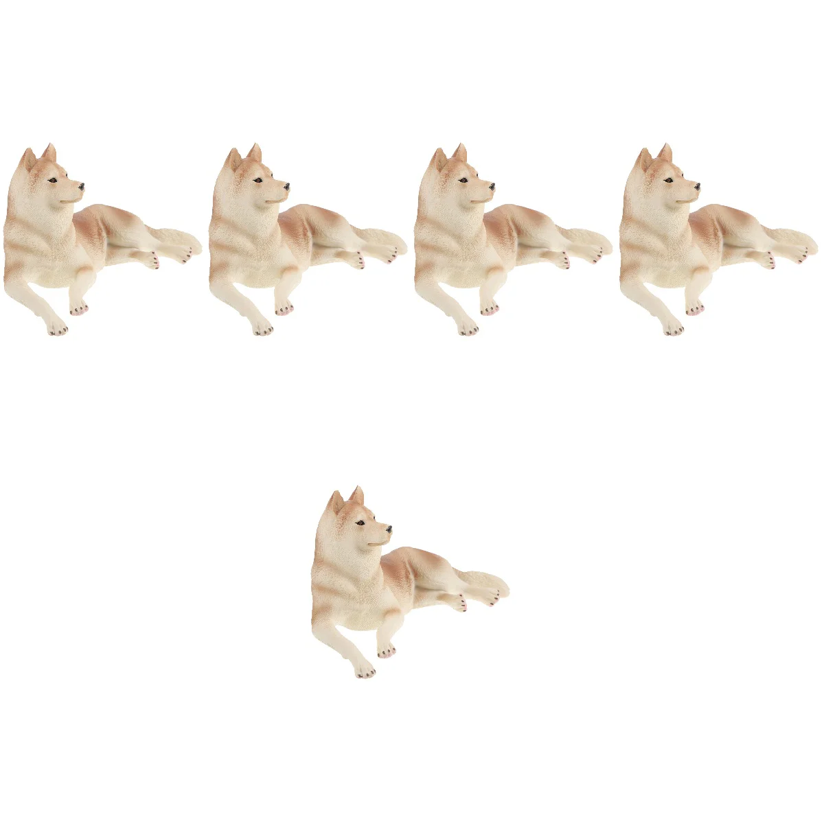 

Husky Model Play Dog Toy Artificial Ornament Realistic Simulation Figures Figurines Small Decoration Children's Toys