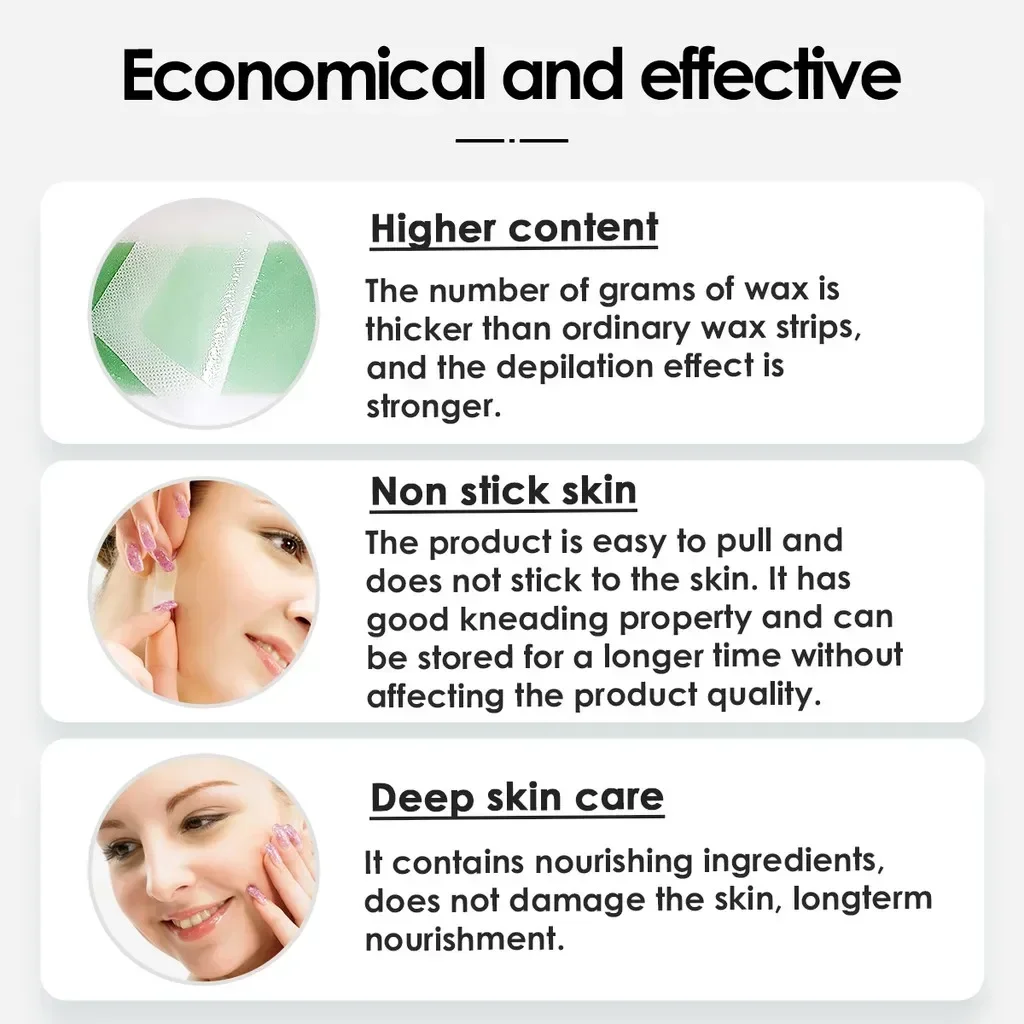 Восковые полоски SUMAX для удаления волос 72 шт.