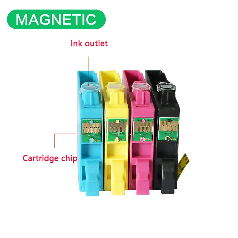 Картридж для принтера Epson stylus SX235W SX425W SX420W SX438W SX525WD SX535WD 8 шт. совместимый с T1291 - T1294