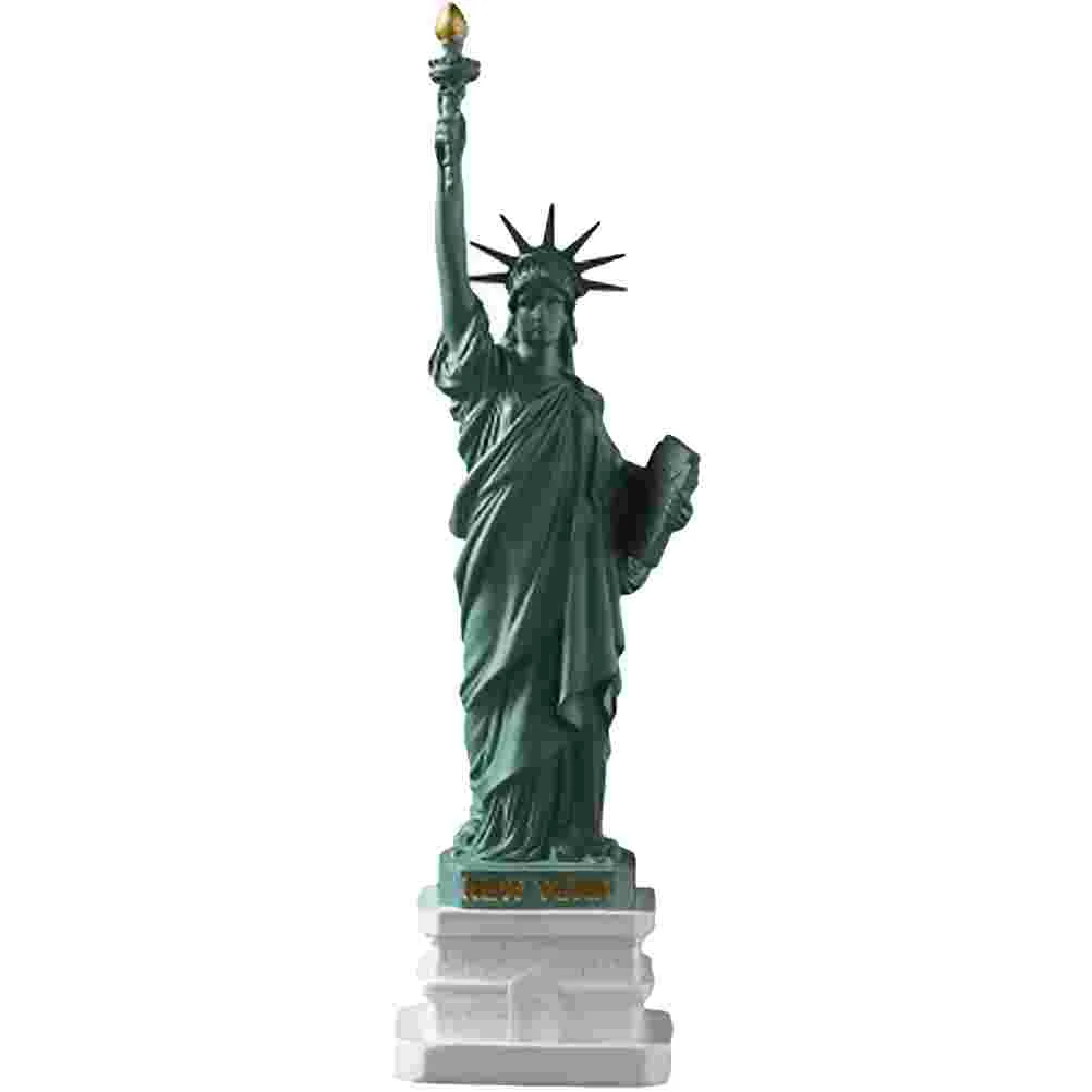

Liberty Statue New York Figurine Goddess City Resin Decorations Party Decor Sculpture Home Model Decoration Lady Costume Table
